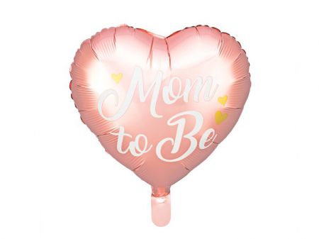 ballon aluminium mom to be rose 