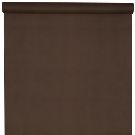 nappe rainbow airlaid 10m chocolat 