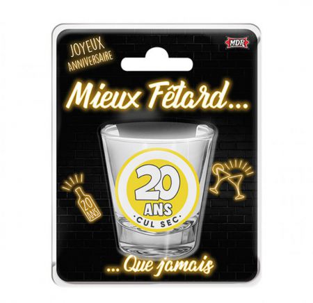 shooter 20 ans cadeau humour 