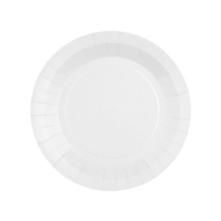 assiette rainbow 18 cm blanc 7411 