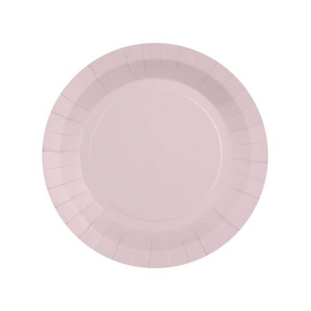 assiette rainbow 18 cm rose clair 