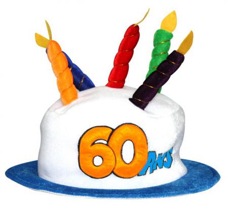 Chapeau Anniversaire 60 Ans Top Fete